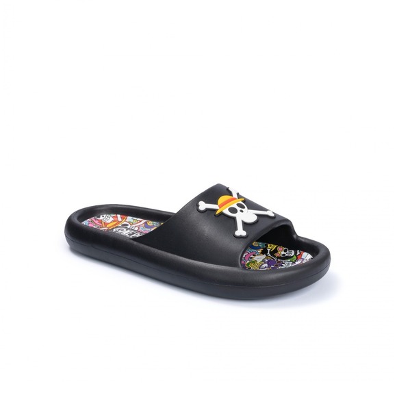 One Piece Slides Unisex Black Excellence Straw Hat Pirates Anime‎ Graphic main image 6